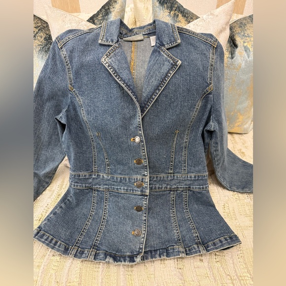 Valerie Stevens Jackets & Blazers - Valerie Stevens Blue Denim Jacket